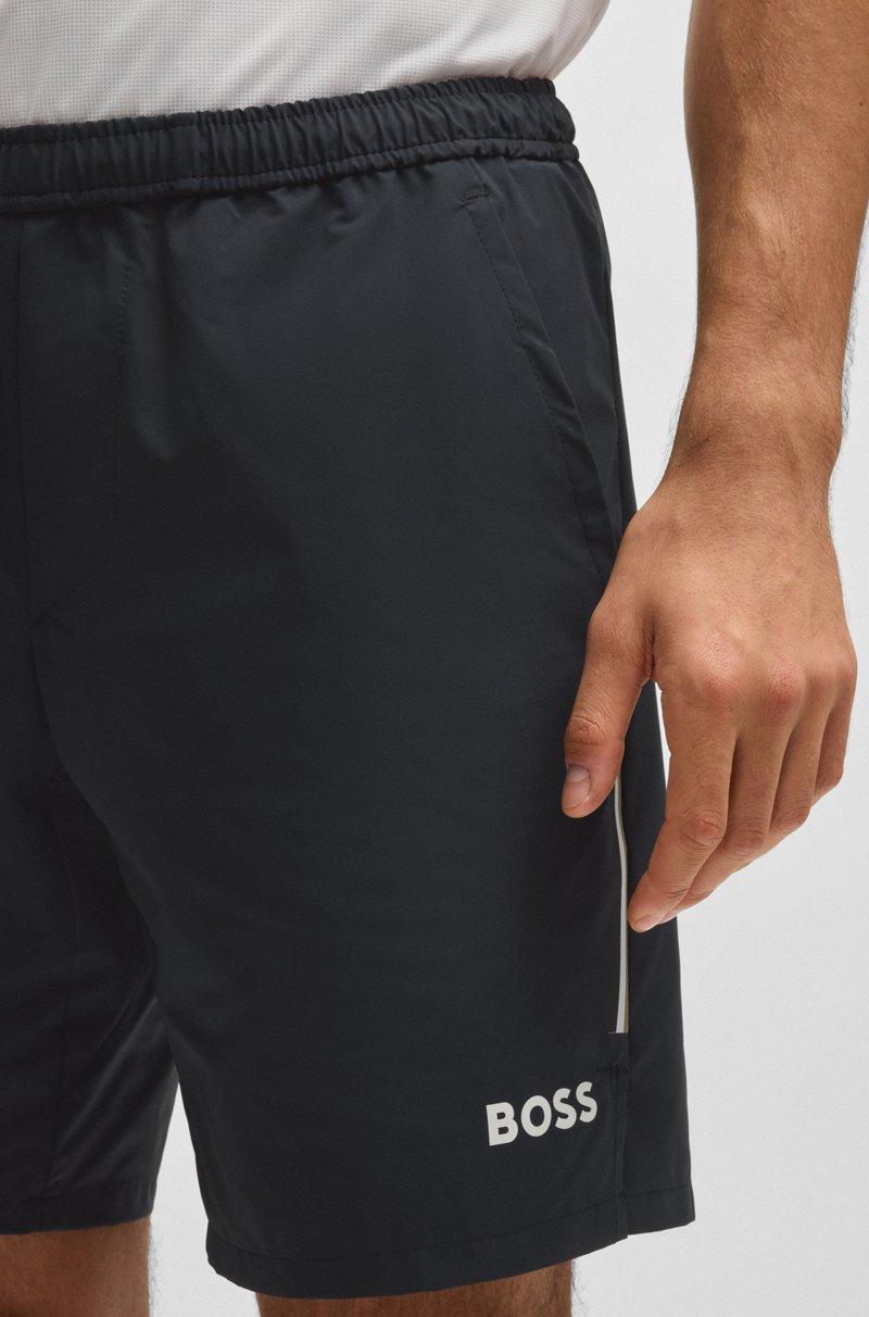 Hugo Boss Shorts De Tenis Activos En Tejido Multielástico
