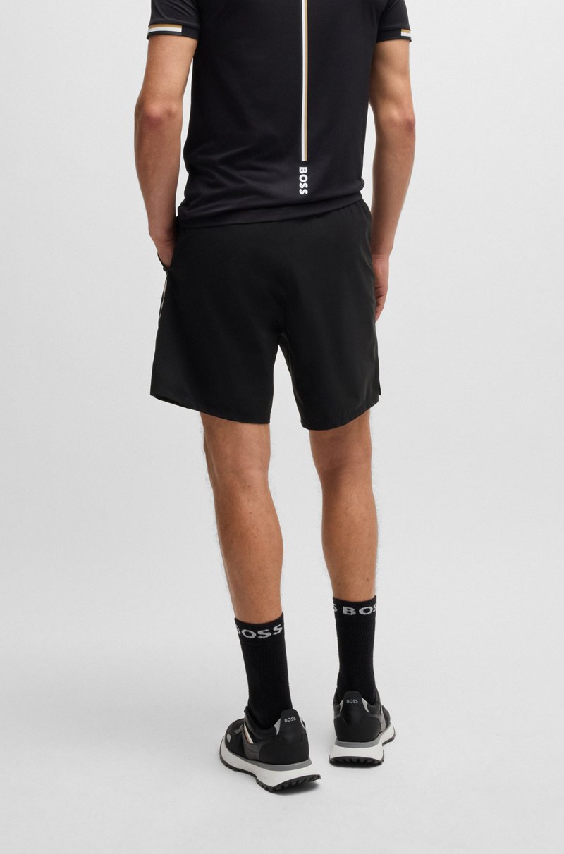 Hugo Boss Shorts De Tenis Activos En Tejido Multielástico