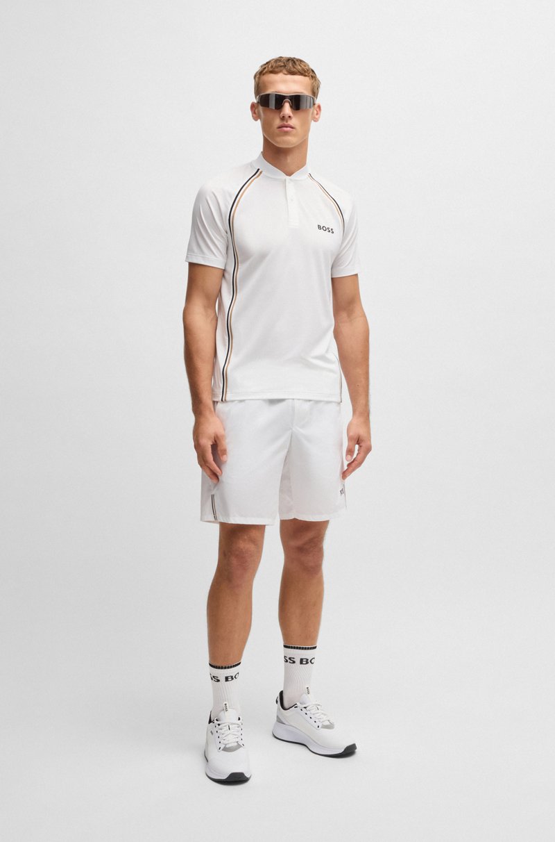 Hugo Boss Shorts De Tenis Activos En Tejido Superelástico De Secado Rápido
