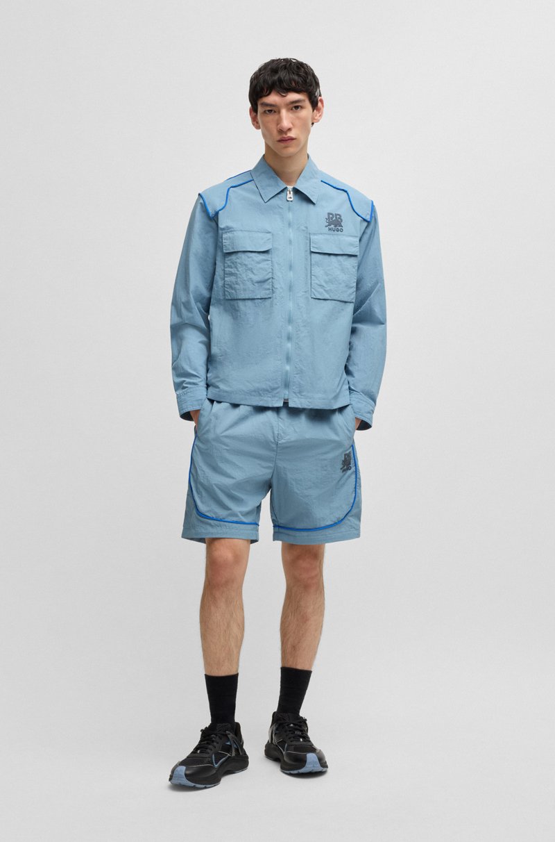 Hugo Boss Shorts HUGO X RB Con Cordón Y Detalles De Ribetes