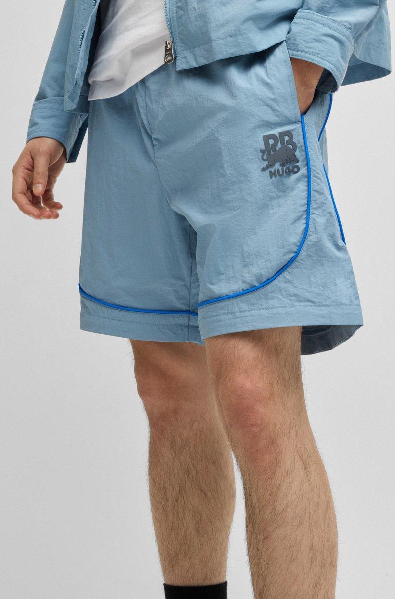 Hugo Boss Shorts HUGO X RB Con Cordón Y Detalles De Ribetes