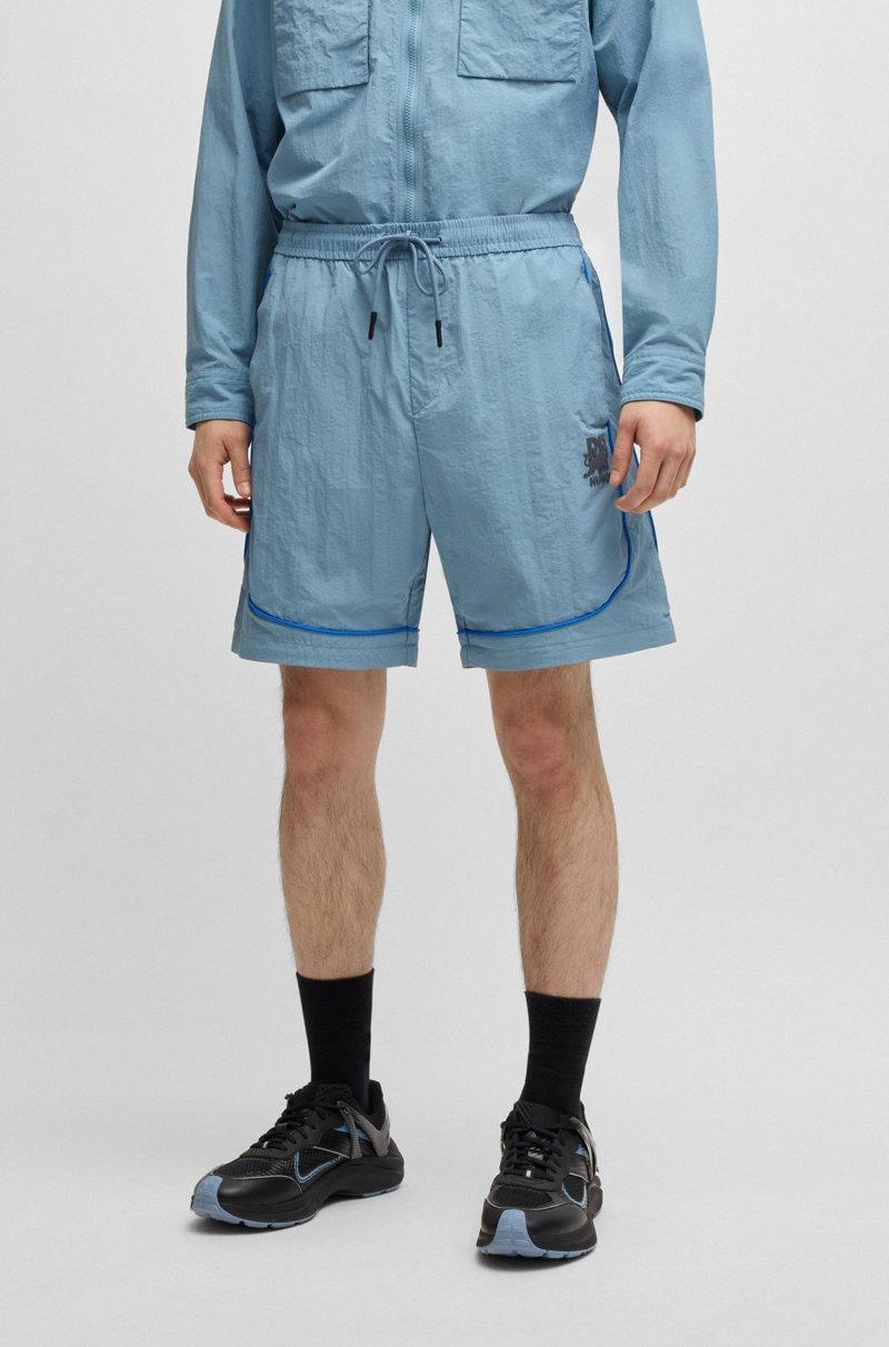 Hugo Boss Shorts HUGO x RB con cordón y detalles de ribetes