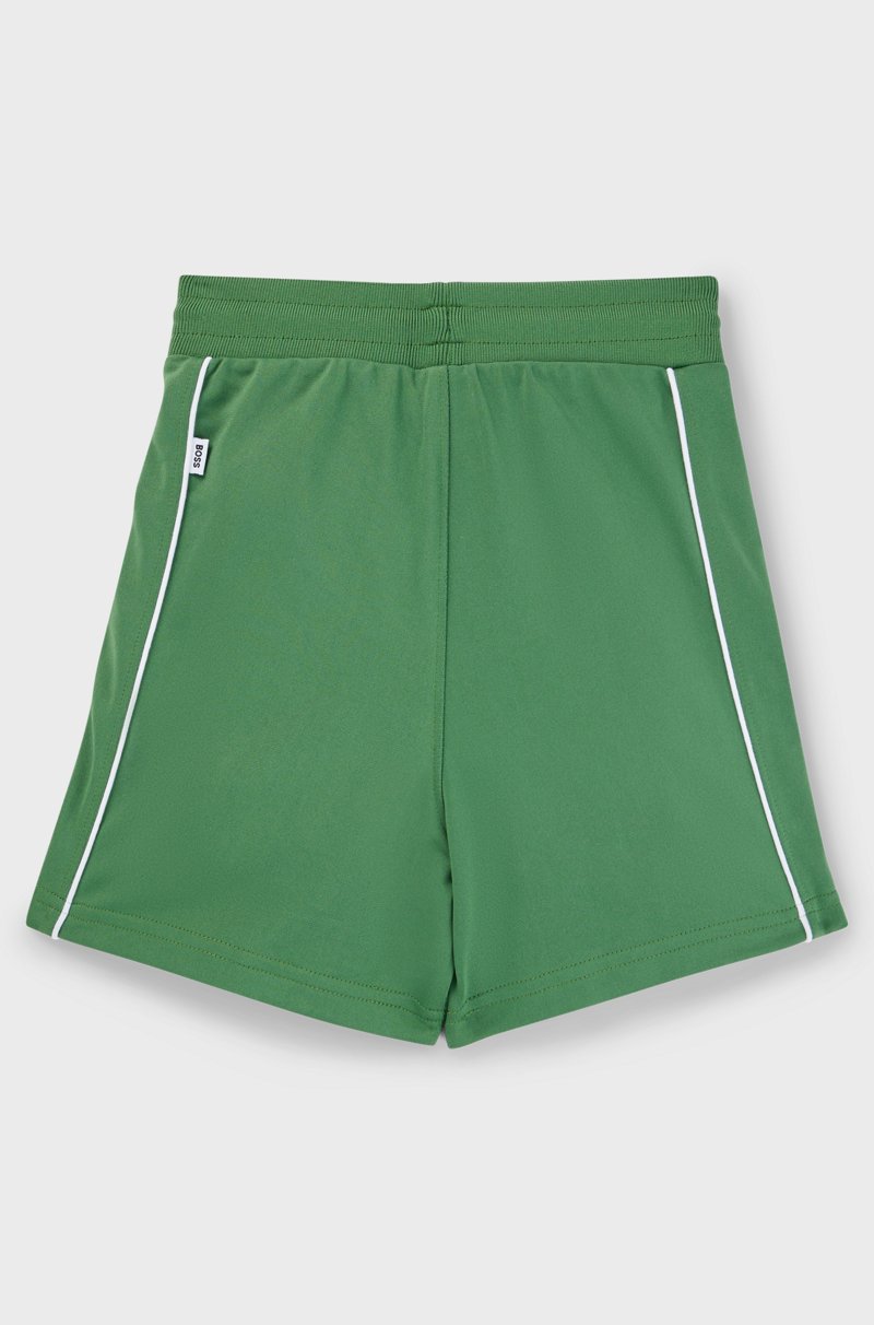 Hugo Boss Shorts Para Niños Con Cordón Y Logo Bordado