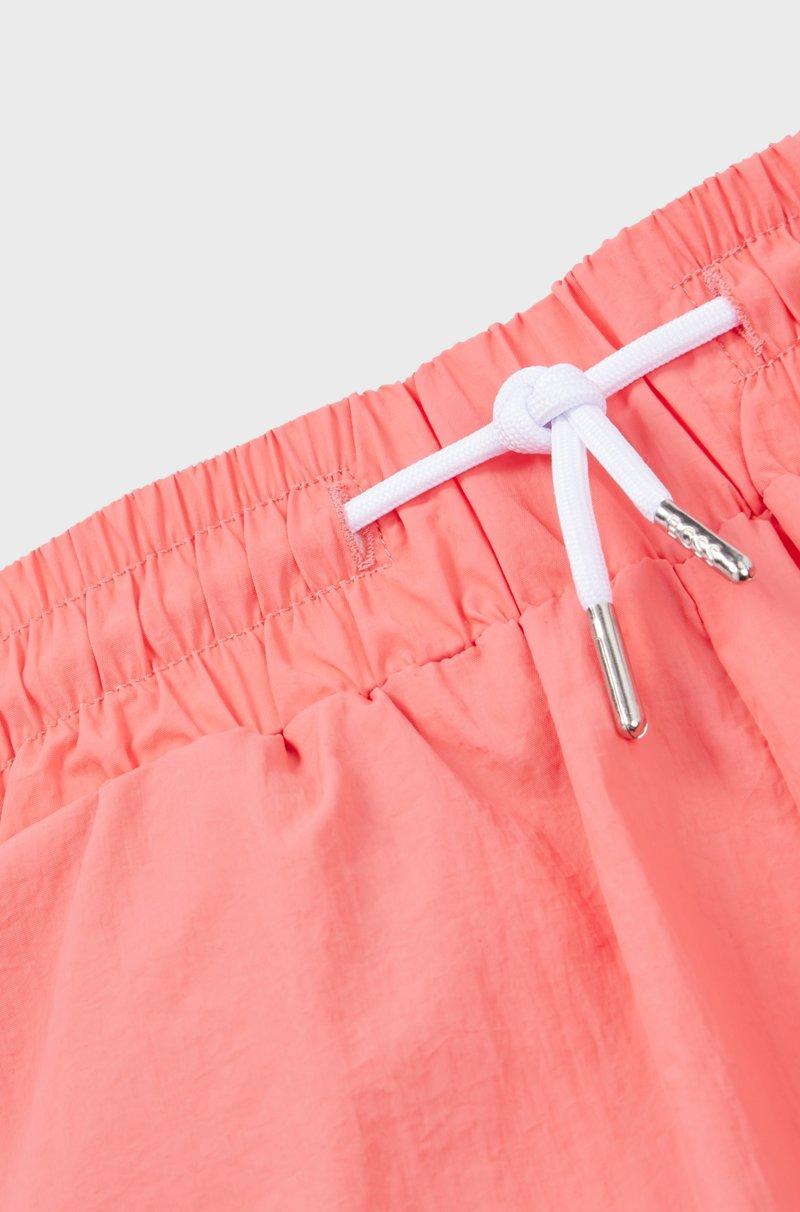 Hugo Boss Shorts Para Niños Con Logo De Efecto Metalizado