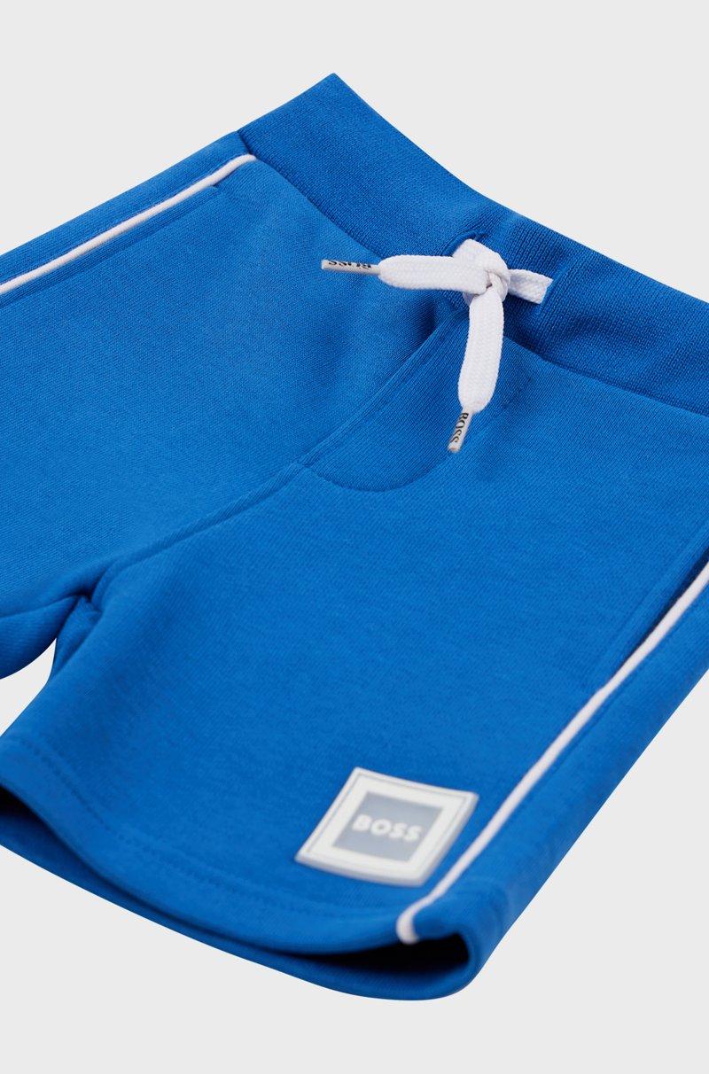 Hugo Boss Shorts Para Niños En Mezcla De Algodón Con Logo