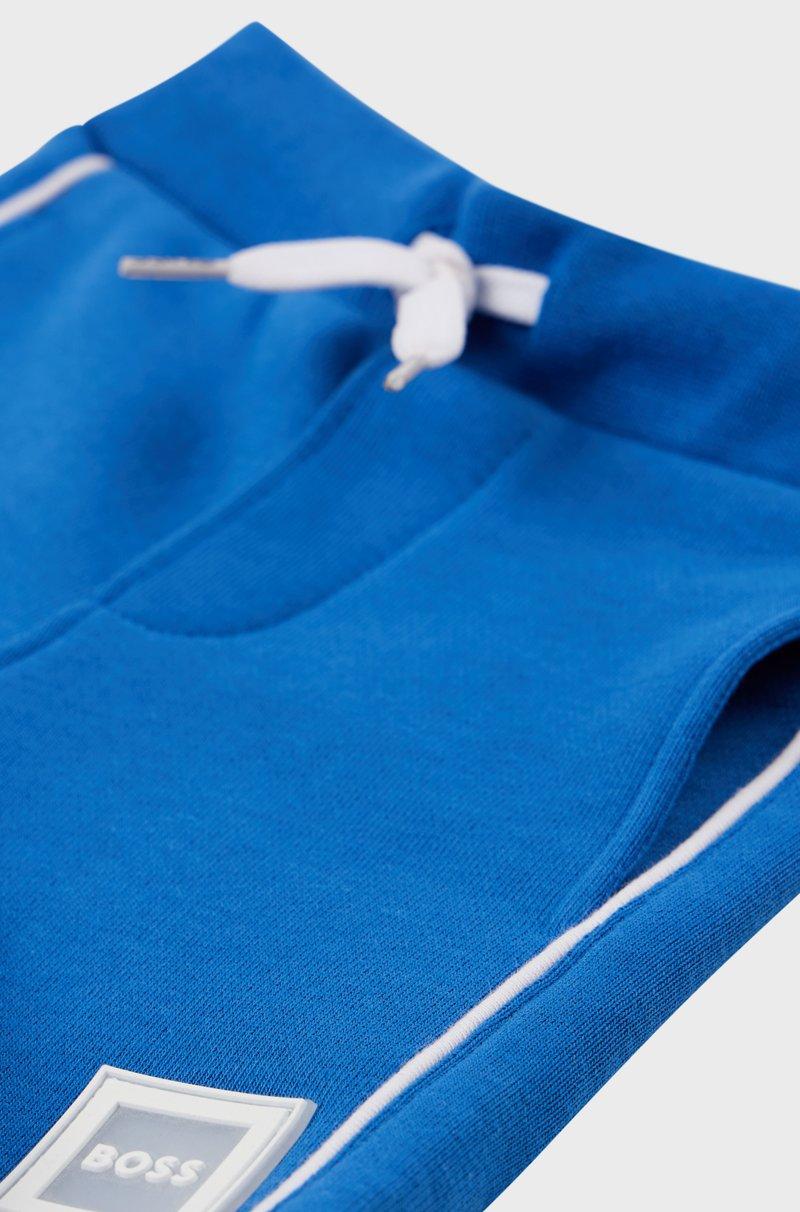 Hugo Boss Shorts Para Niños En Mezcla De Algodón Con Logo