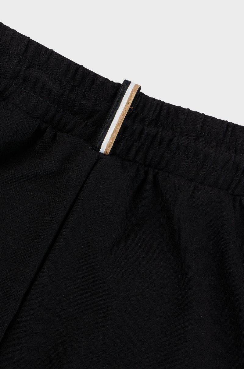 Hugo Boss Shorts Para Niños En Tejido Elástico Con Ribetes Y Logo