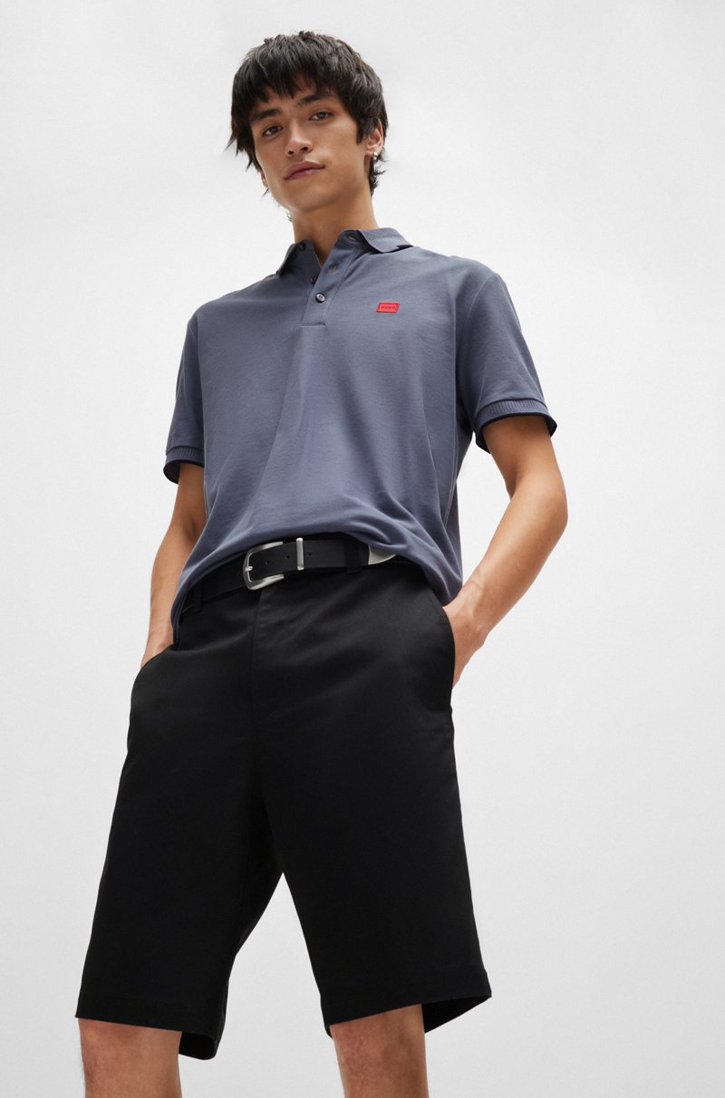 Hugo Boss Shorts Regular Fit Con Pernera Estrecha Y Bolsillos Abotonados