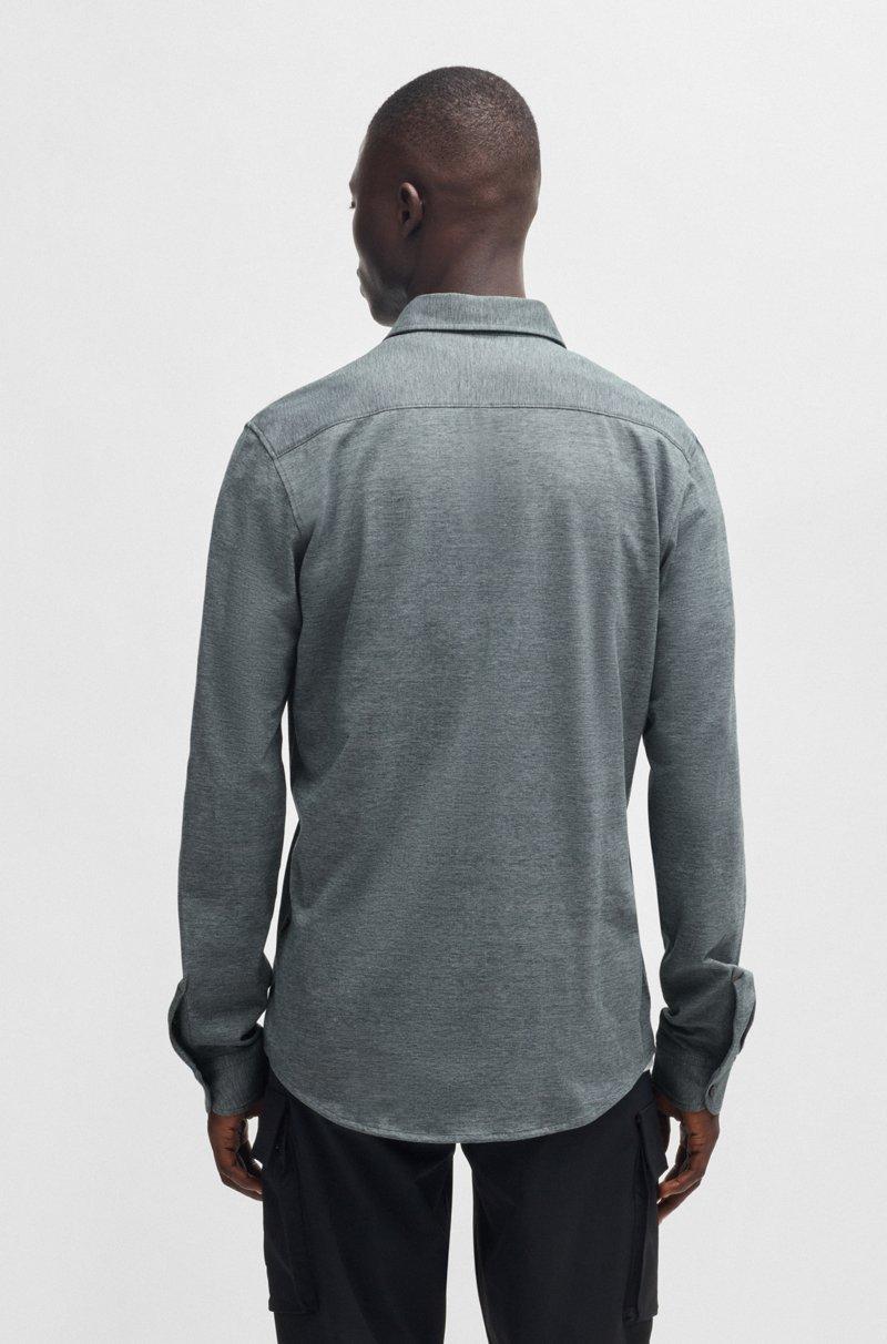 Hugo Boss Shorts Regular Fit En Felpa De Algodón Con Insignia De Logo