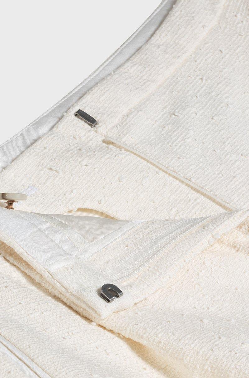 Hugo Boss Shorts Relaxed Fit En Bouclé De Algodón Italiano