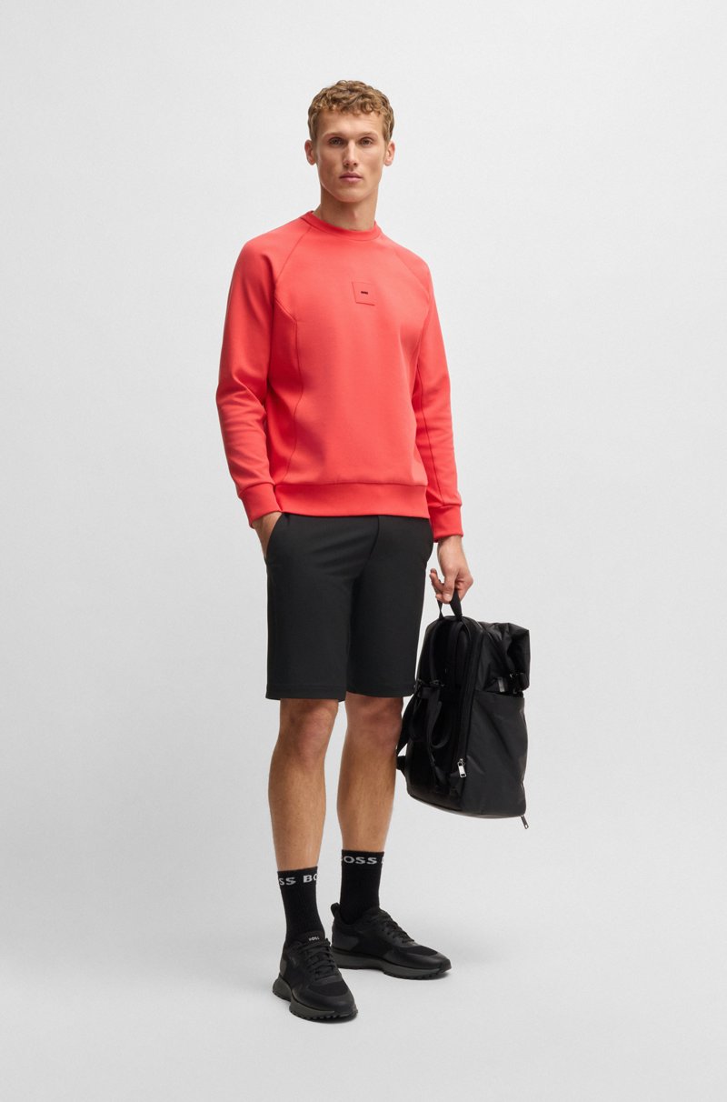 Hugo Boss Shorts Slim Fit De Tejido Elástico Repelente Al Agua