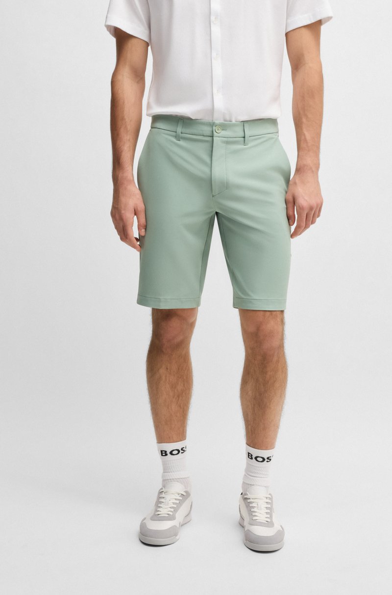 Hugo Boss Shorts slim fit de tejido elástico repelente al agua