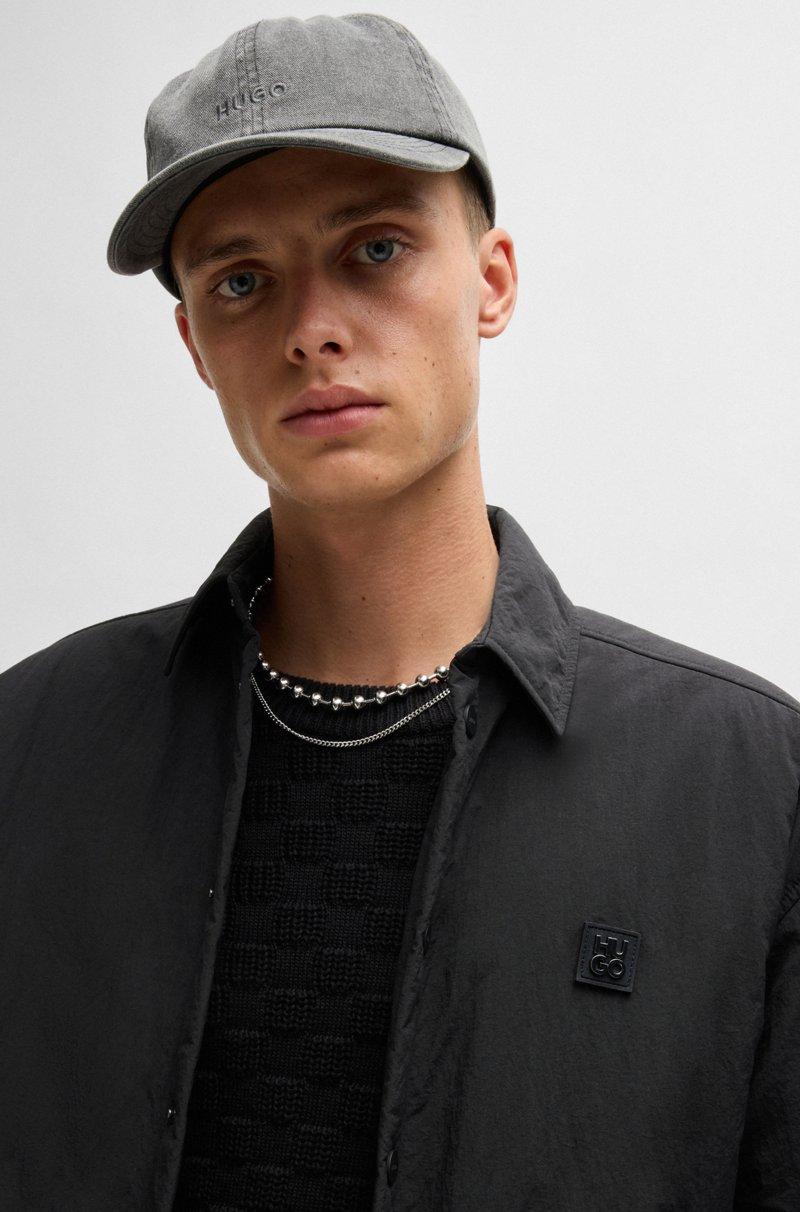 Hugo Boss Sobrecamisa Acolchada Relaxed Fit Con Insignia De Logo Apilado
