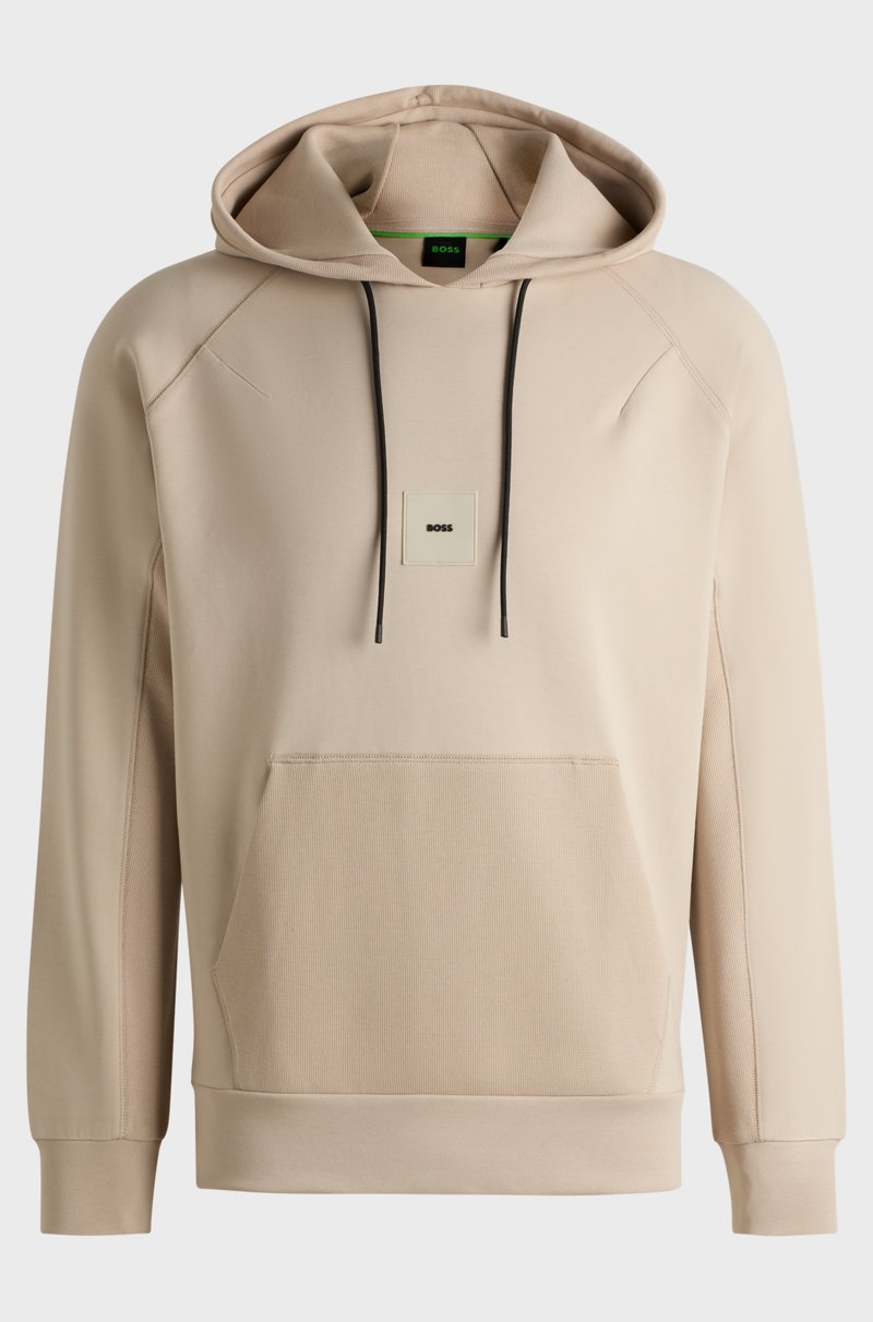 Hugo Boss Sudadera Con Capucha De Algodón Con Elástico