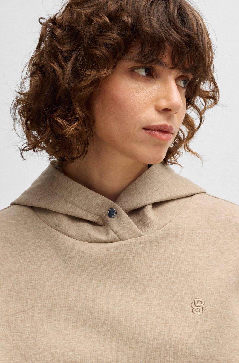 Hugo Boss Sudadera Con Capucha De Algodón Con Monograma Double B