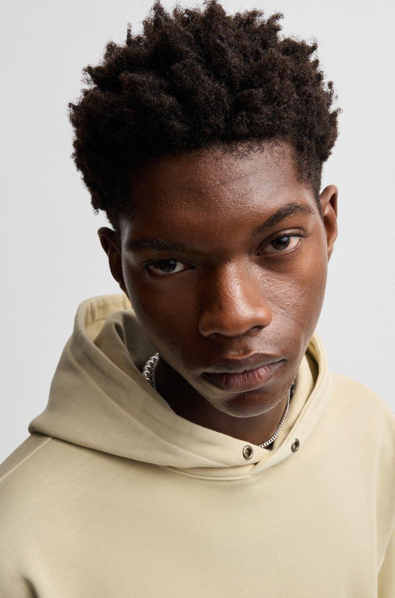 Hugo Boss Sudadera Con Capucha De Felpa De Algodón Con Ojales Vintage