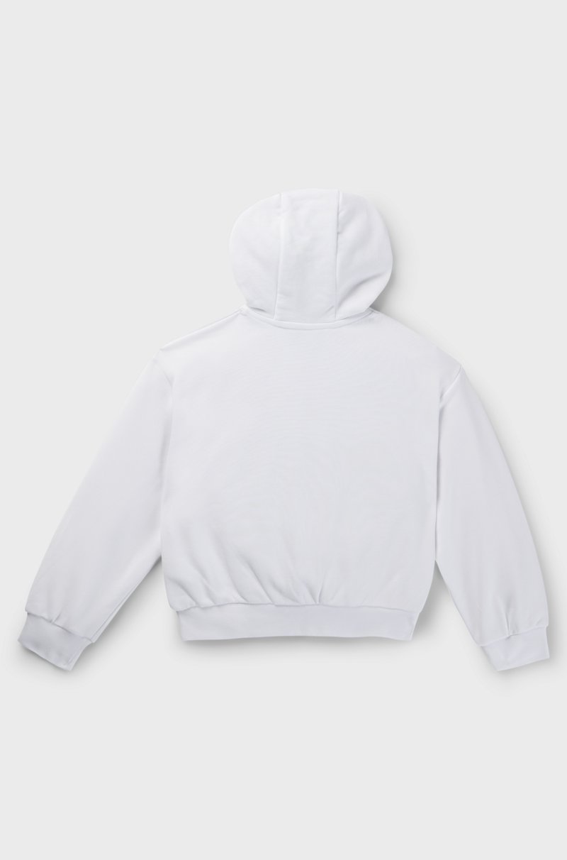 Hugo Boss Sudadera Con Capucha De Forro Polar Para Niños Con Detalles De La Marca