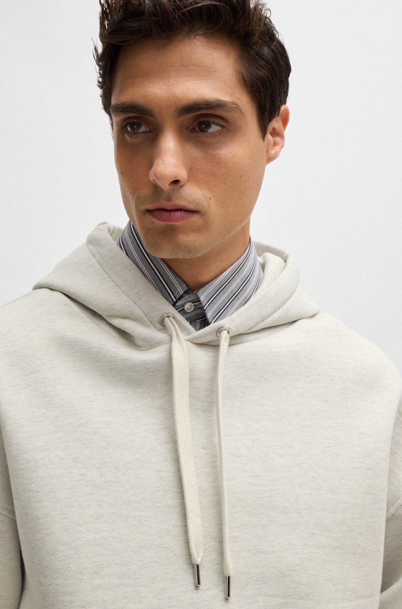 Hugo Boss Sudadera Con Capucha En Tejido De Punto Doble De Algodón