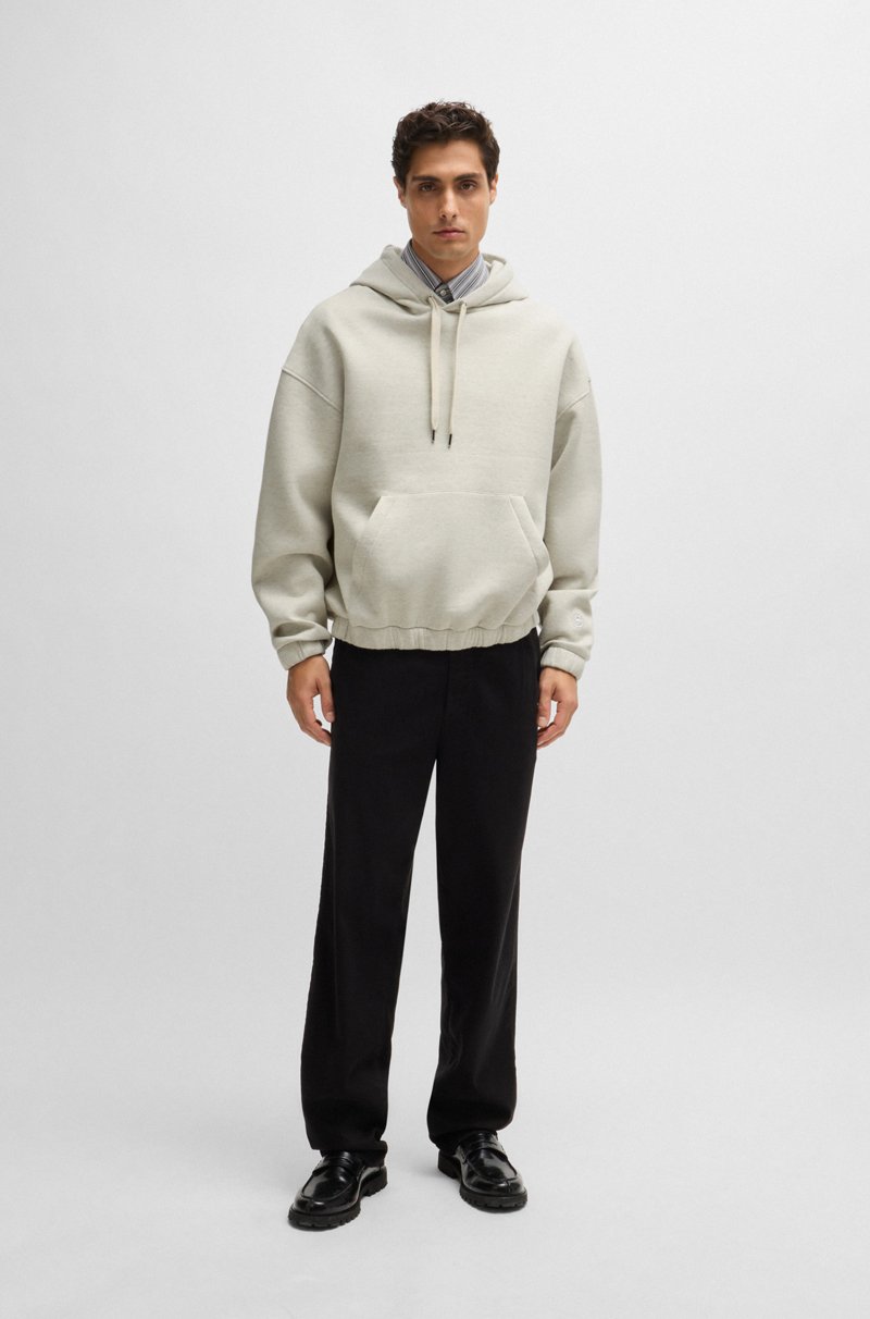 Hugo Boss Sudadera Con Capucha En Tejido De Punto Doble De Algodón