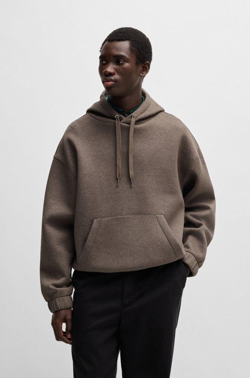 Hugo Boss Sudadera con capucha en tejido de punto doble de algodón