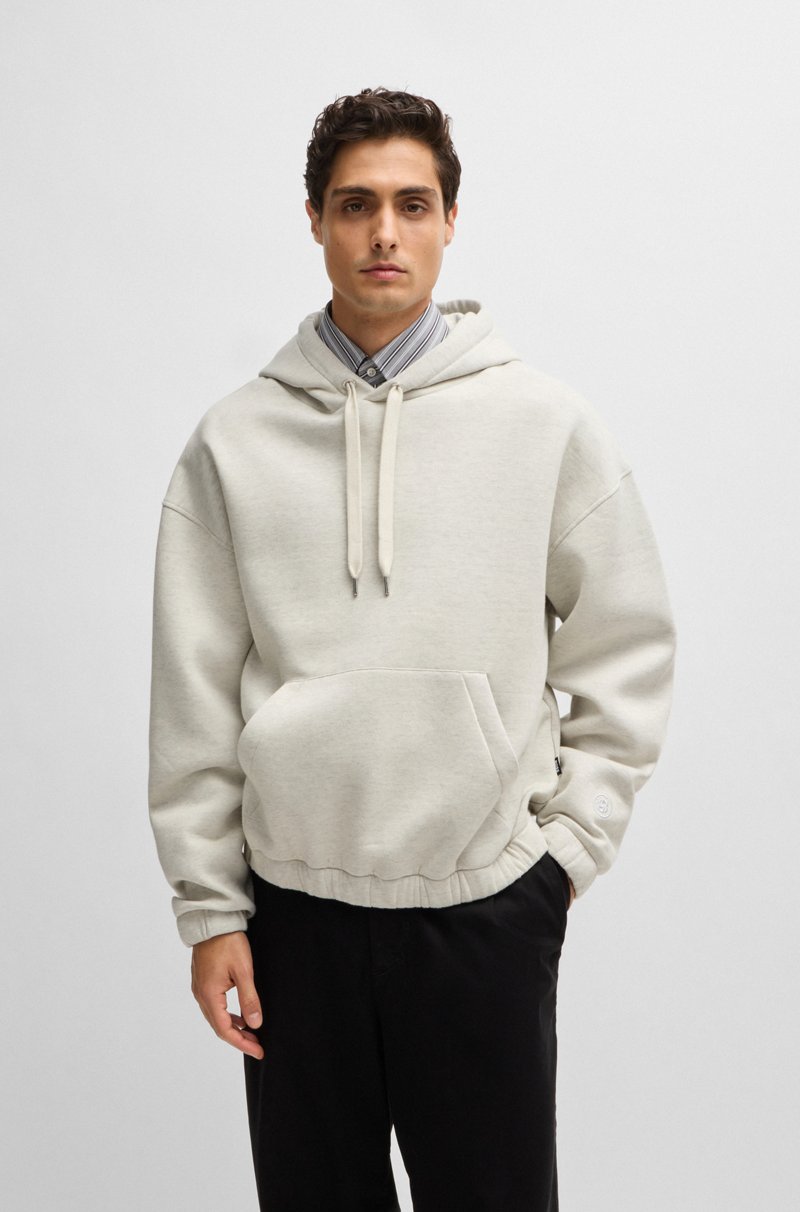 Hugo Boss Sudadera con capucha en tejido de punto doble de algodón
