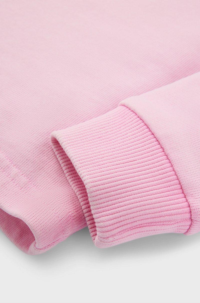 Hugo Boss Sudadera Con Capucha Para Niños En Felpa De Rizo De Algodón Con Logo Estampado