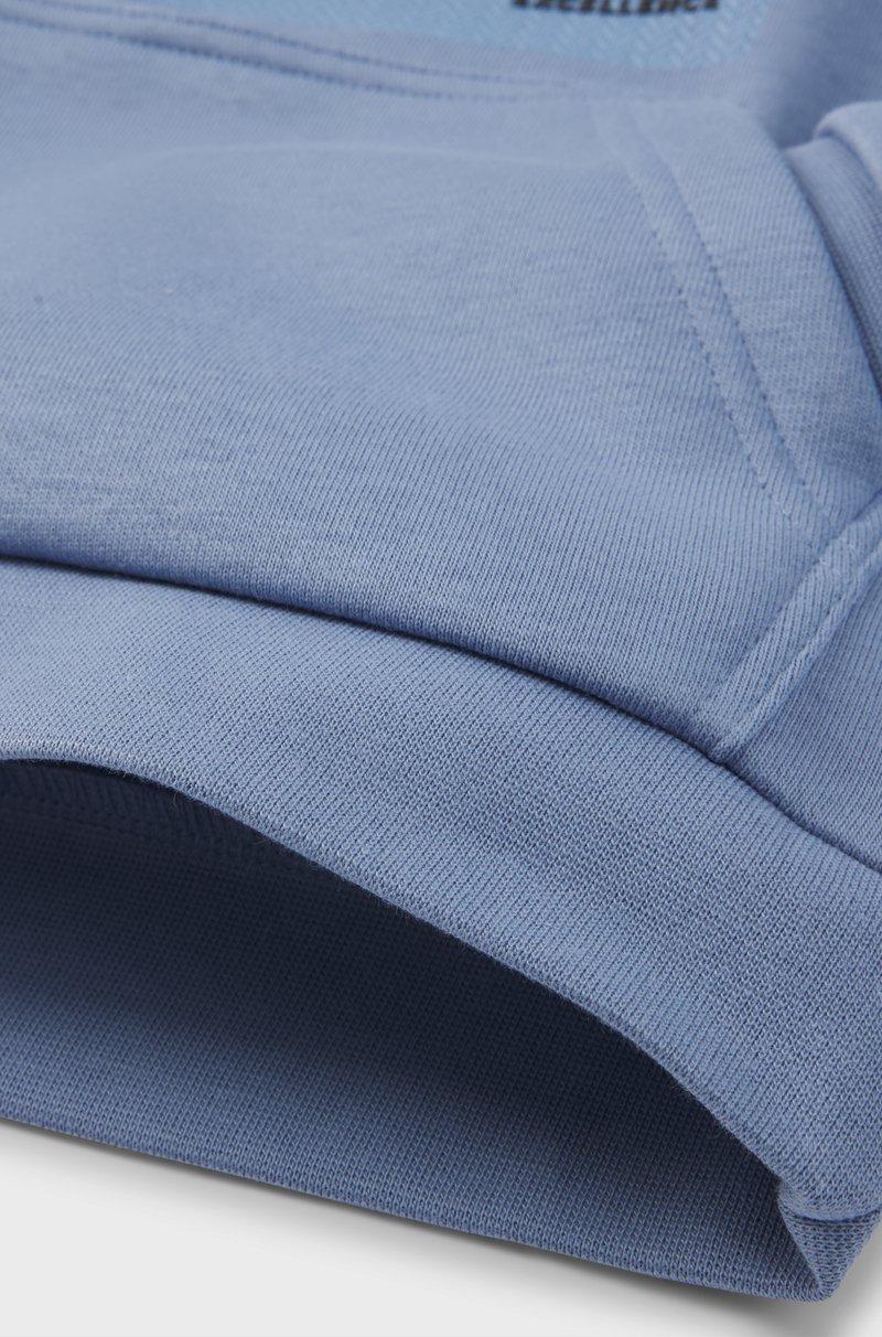 Hugo Boss Sudadera Con Capucha Para Niños En Forro Polar De Algodón Con Logo