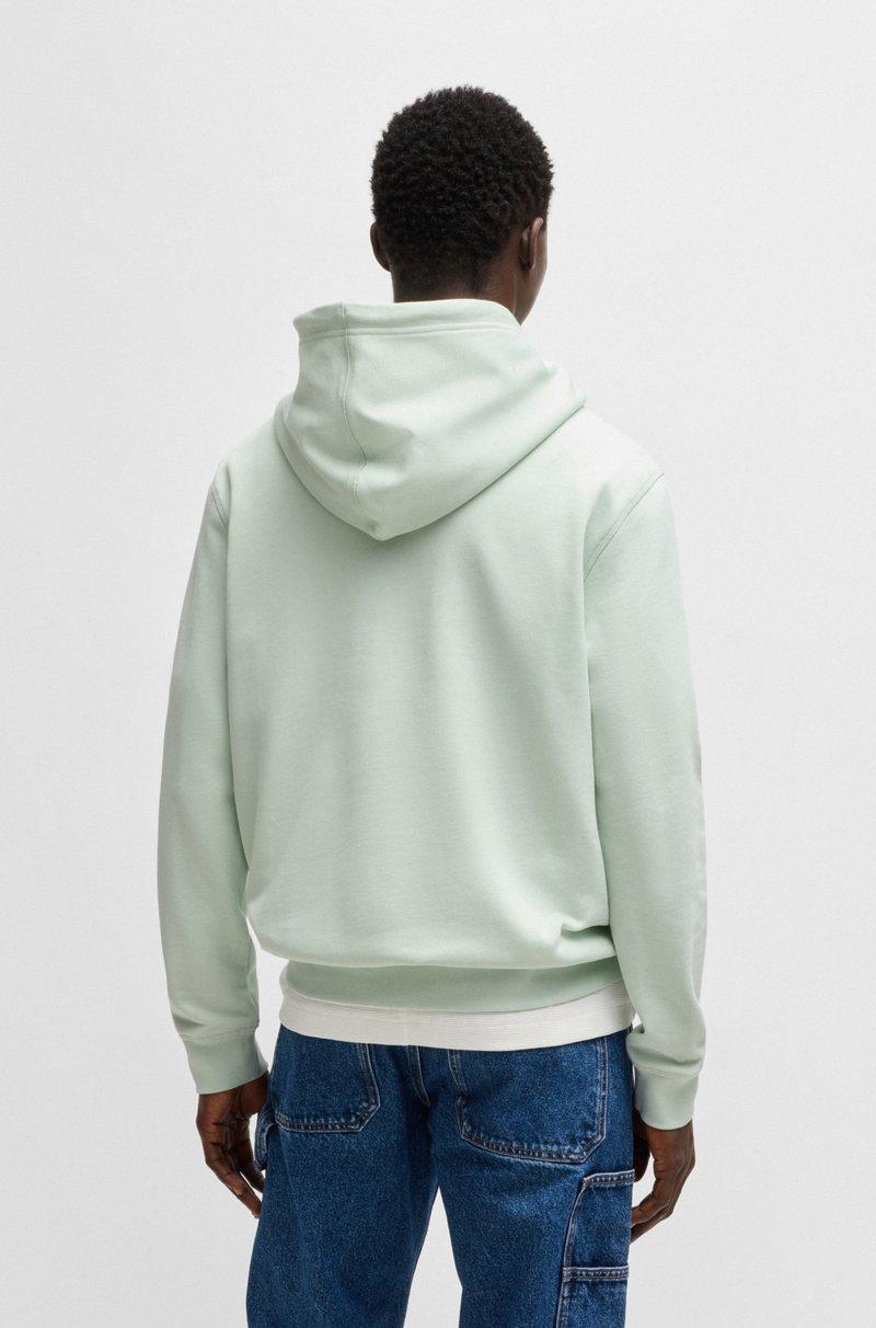 Hugo Boss Sudadera Con Capucha Regular Fit De Felpa De Algodón Con Parche De Logo