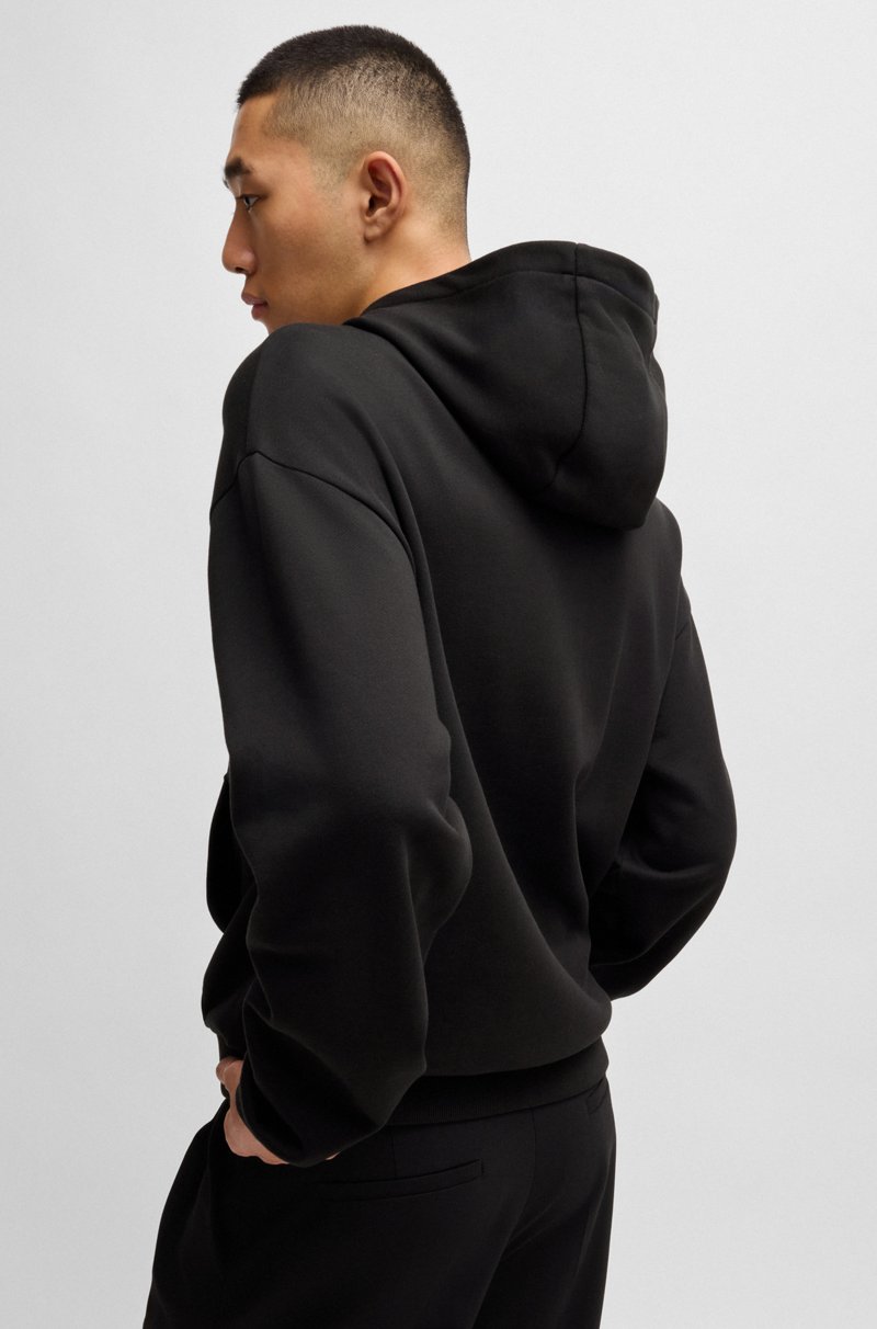 Hugo Boss Sudadera Con Capucha Relaxed Fit Con Logo De Lentejuelas Cepillado