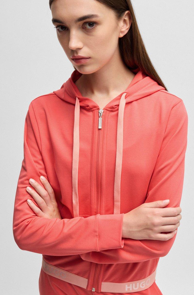 Hugo Boss Sudadera Con Capucha Relaxed Fit Con Logo En La Cintura