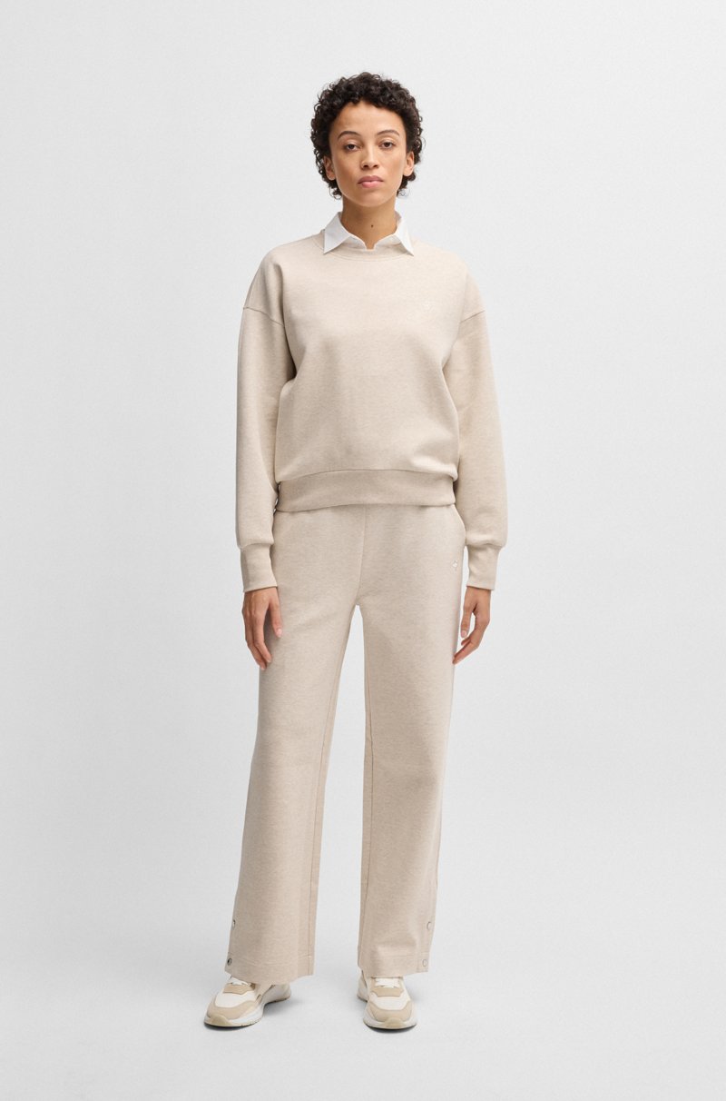 Hugo Boss Sudadera De Algodón Con Monograma Double B