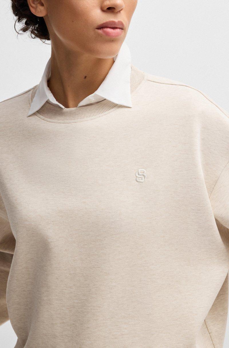 Hugo Boss Sudadera De Algodón Con Monograma Double B