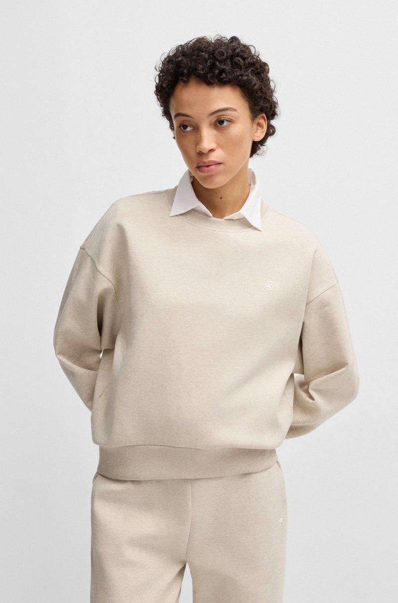 Hugo Boss Sudadera de algodón con monograma Double B