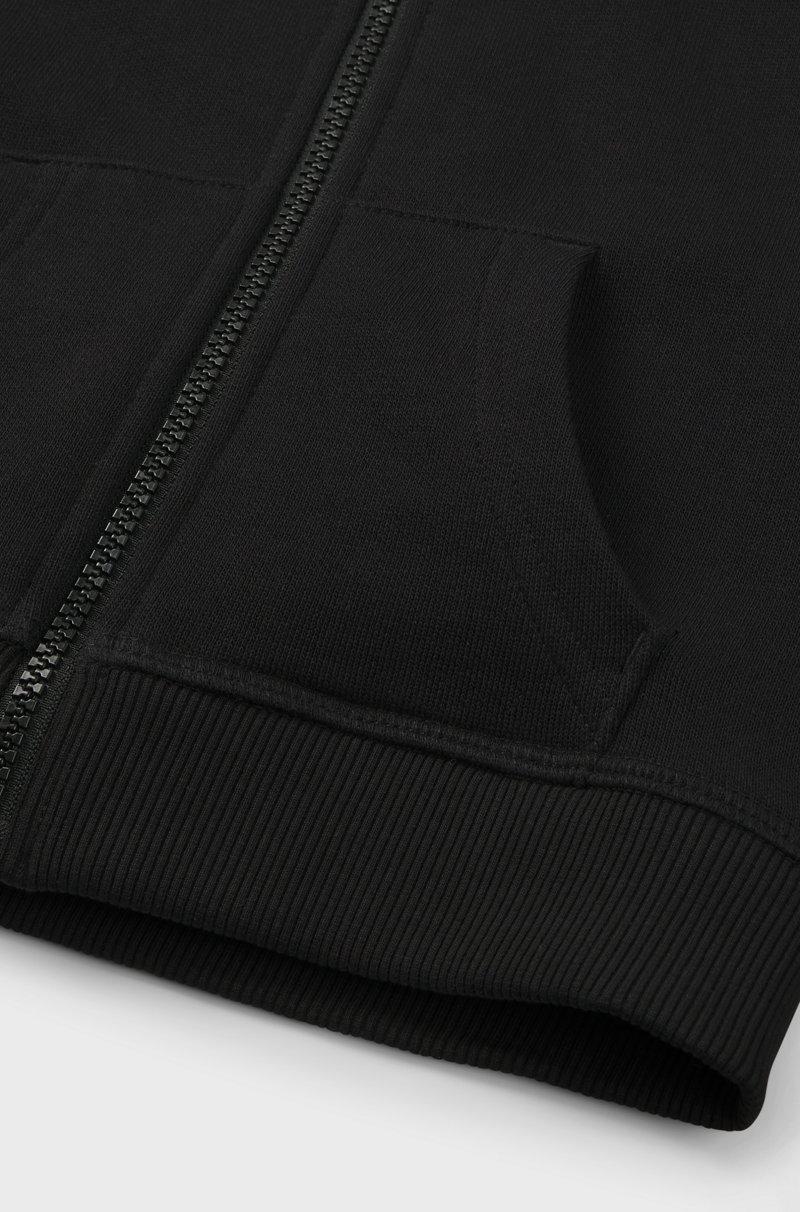 Hugo Boss Sudadera De Cremallera Con Capucha Para Niños En Algodón Con Logo Estampado