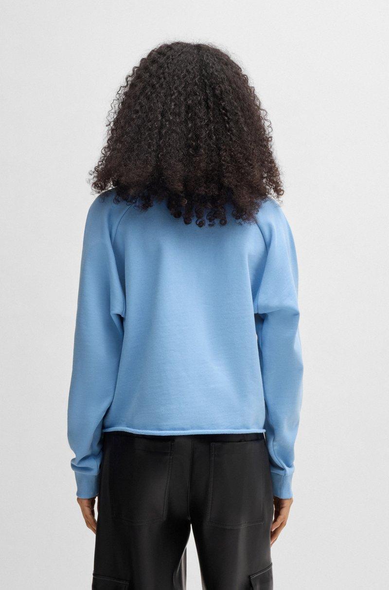 Hugo Boss Sudadera De Felpa De Algodón Con Detalle De La Marca Estampado