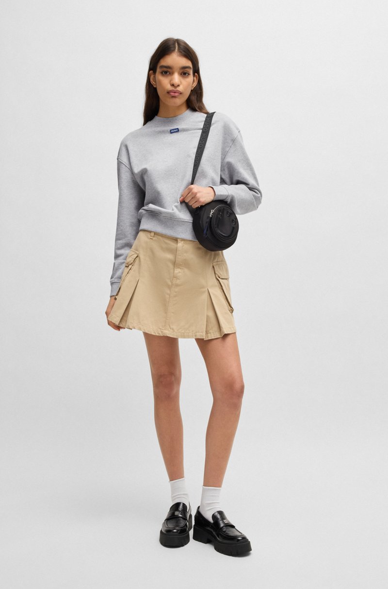 Hugo Boss Sudadera De Felpa De Algodón Con Insignia De Logo