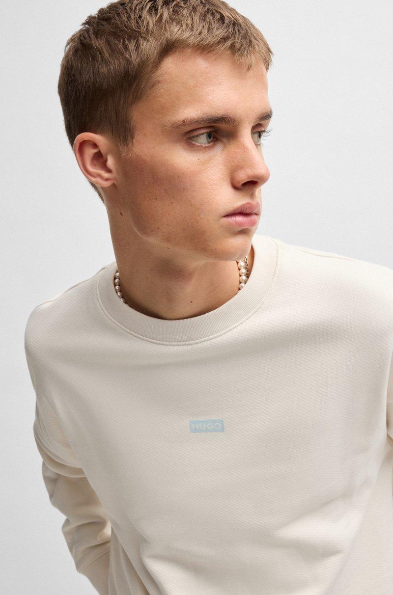 Hugo Boss Sudadera De Felpa De Algodón Con Logo Estampado