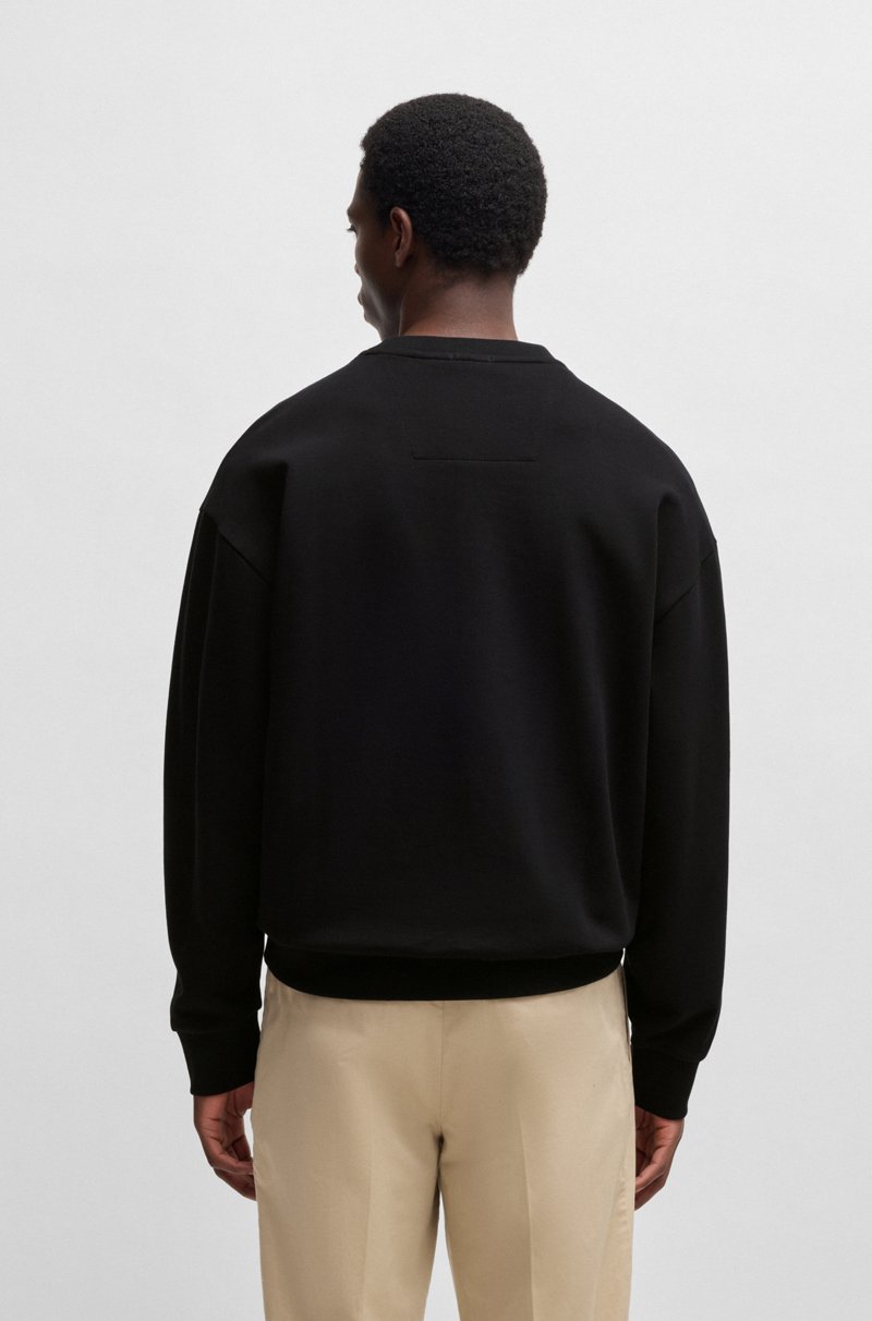 Hugo Boss Sudadera De Felpa De Algodón Con Monograma Double B