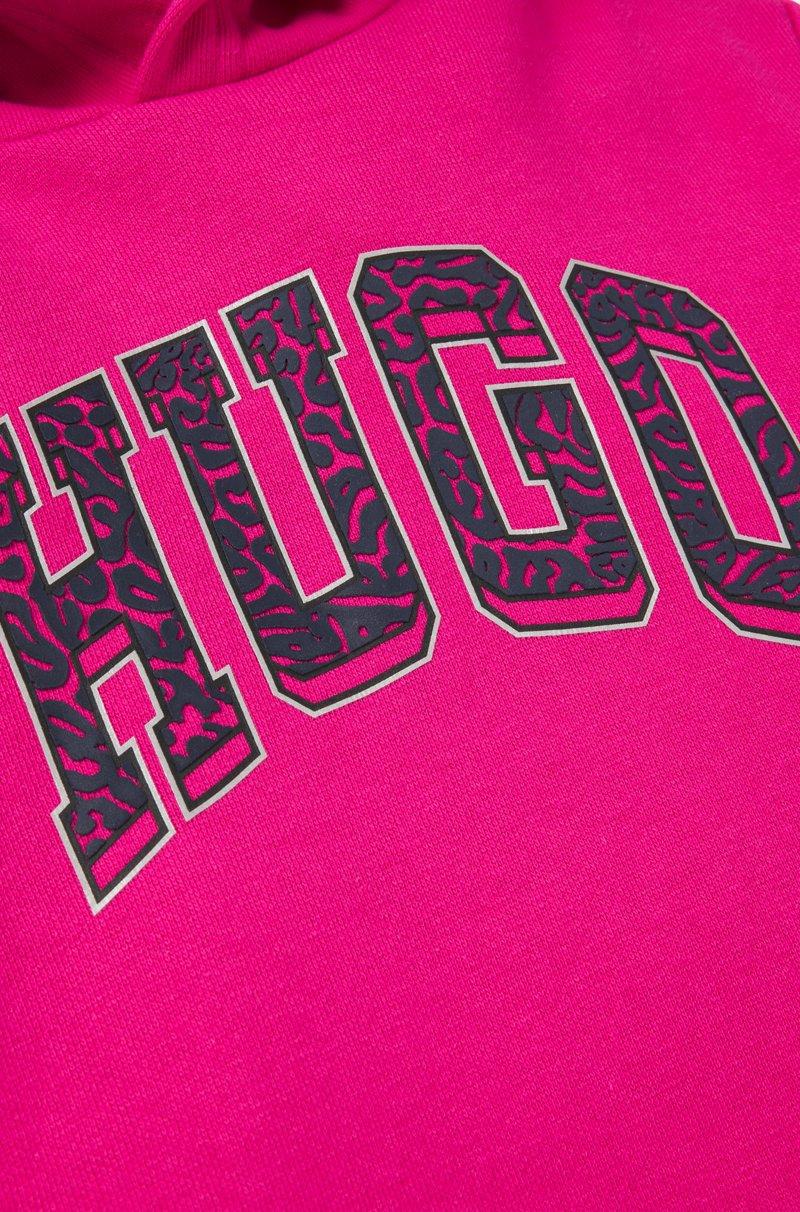 Hugo Boss Sudadera Larga Con Capucha Para Niños Con Logo De Estilo Universitario