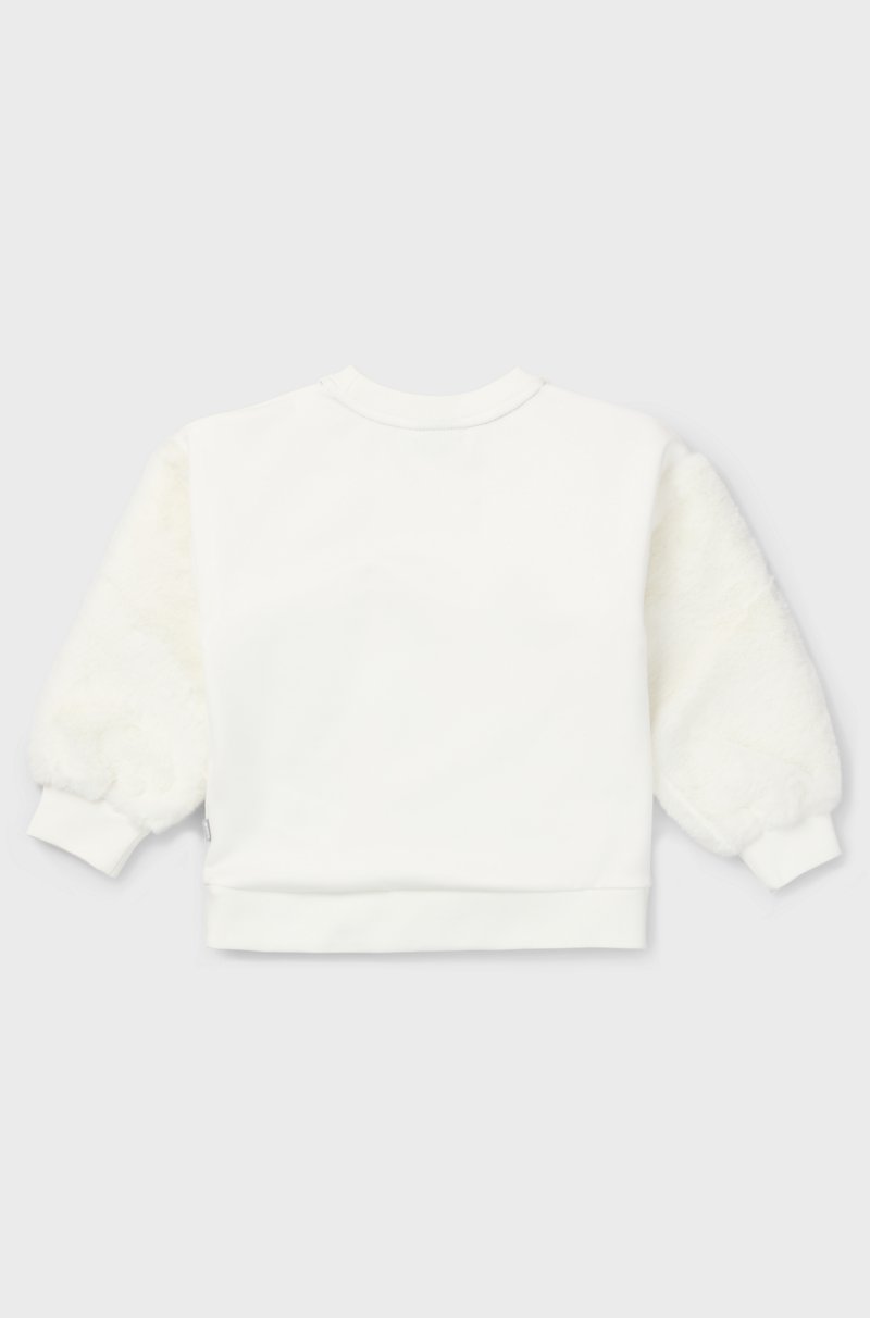 Hugo Boss Sudadera Para Niños Con Monograma Double B De Efecto Metalizado