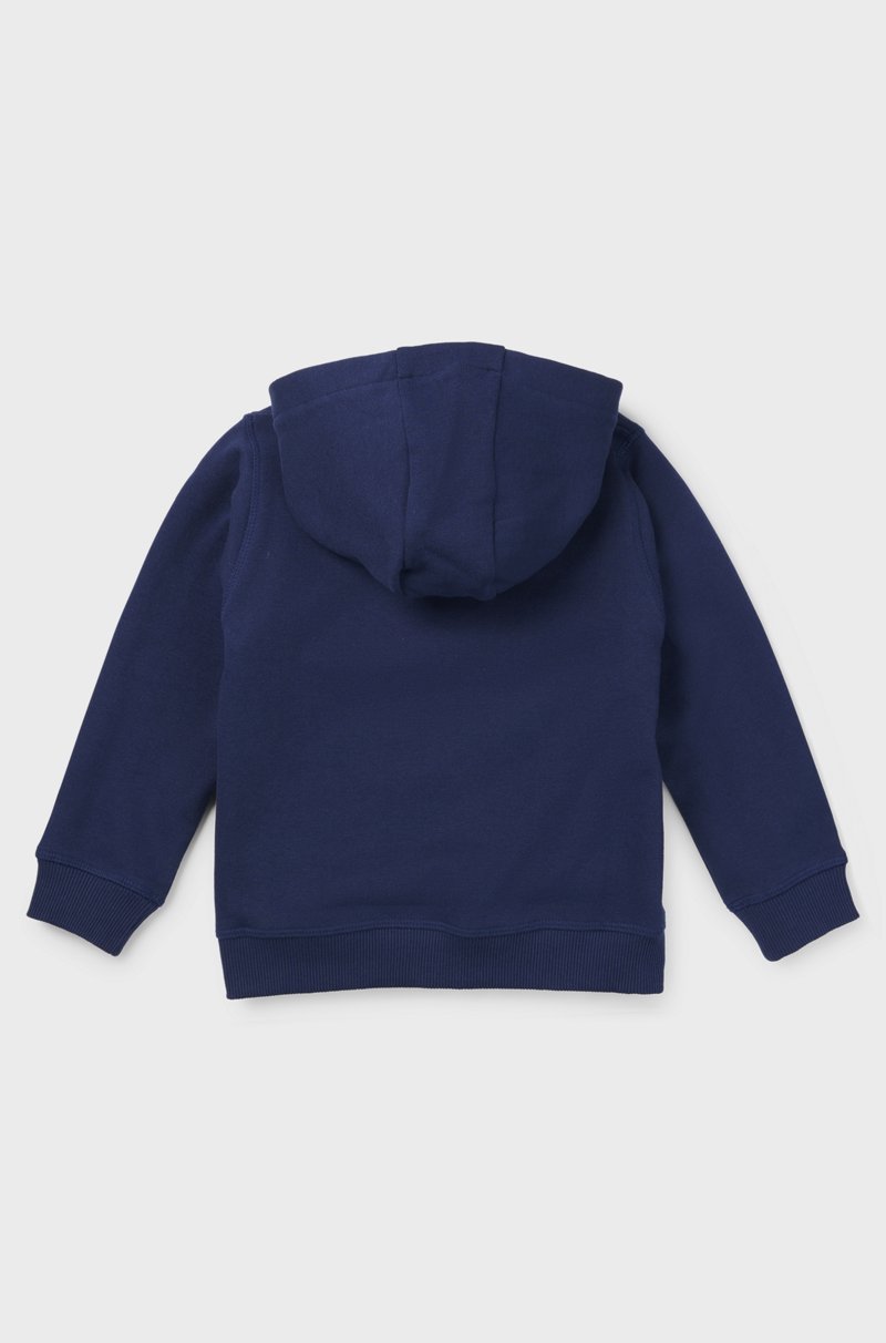 Hugo Boss Sudadera Para Niños En Algodón Con Capucha Y Detalle De Logo Apilado