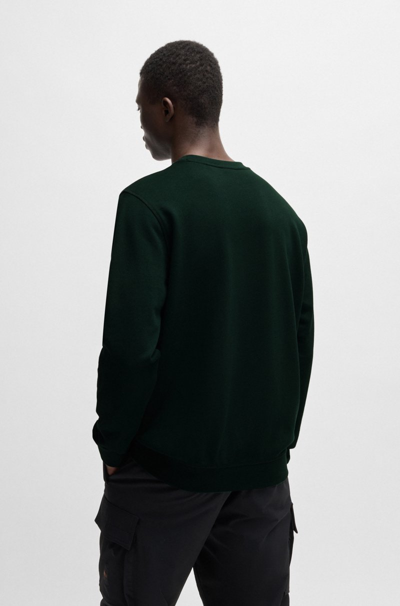 Hugo Boss Sudadera Regular Fit En Felpa De Algodón Con Parche De Logo