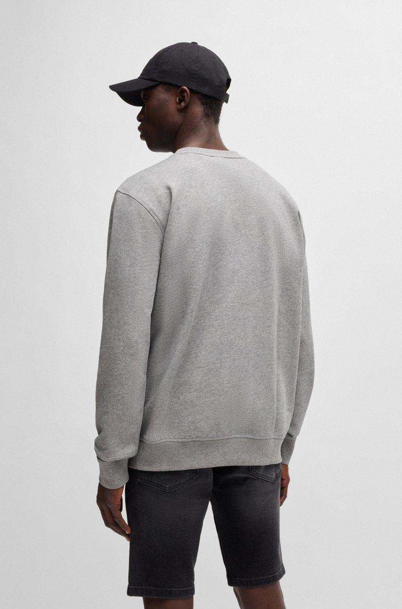 Hugo Boss Sudadera Regular Fit En Felpa De Algodón Con Parche De Logo