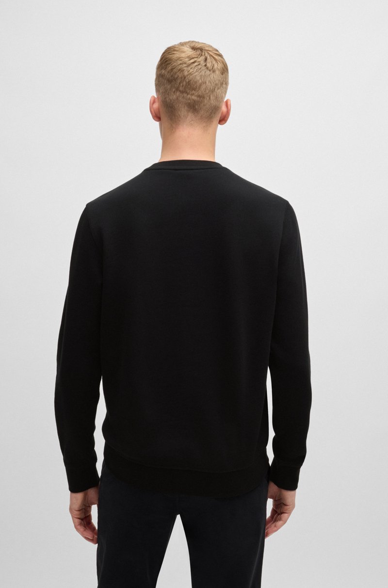 Hugo Boss Sudadera Regular Fit En Felpa De Algodón Con Parche De Logo