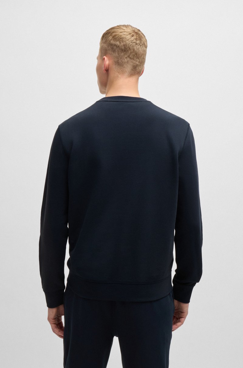 Hugo Boss Sudadera Regular Fit En Felpa De Algodón Con Parche De Logo