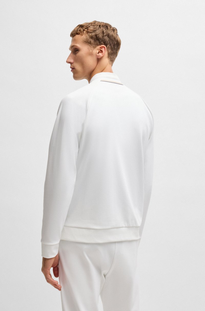 Hugo Boss Sudadera Regular Fit En Tejido De Gabardina Elástico Con Detalle De Logo