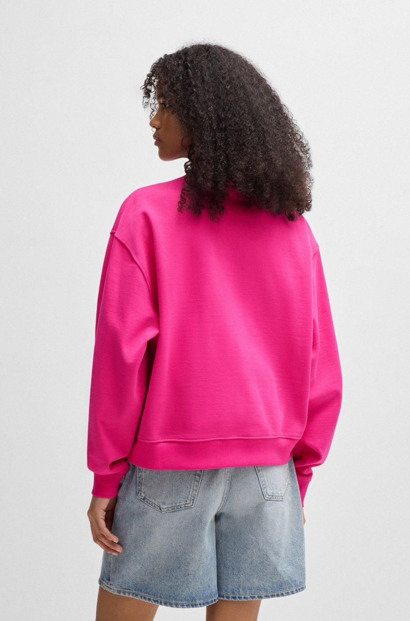 Hugo Boss Sudadera Relaxed Fit De Algodón Con Logo Retro