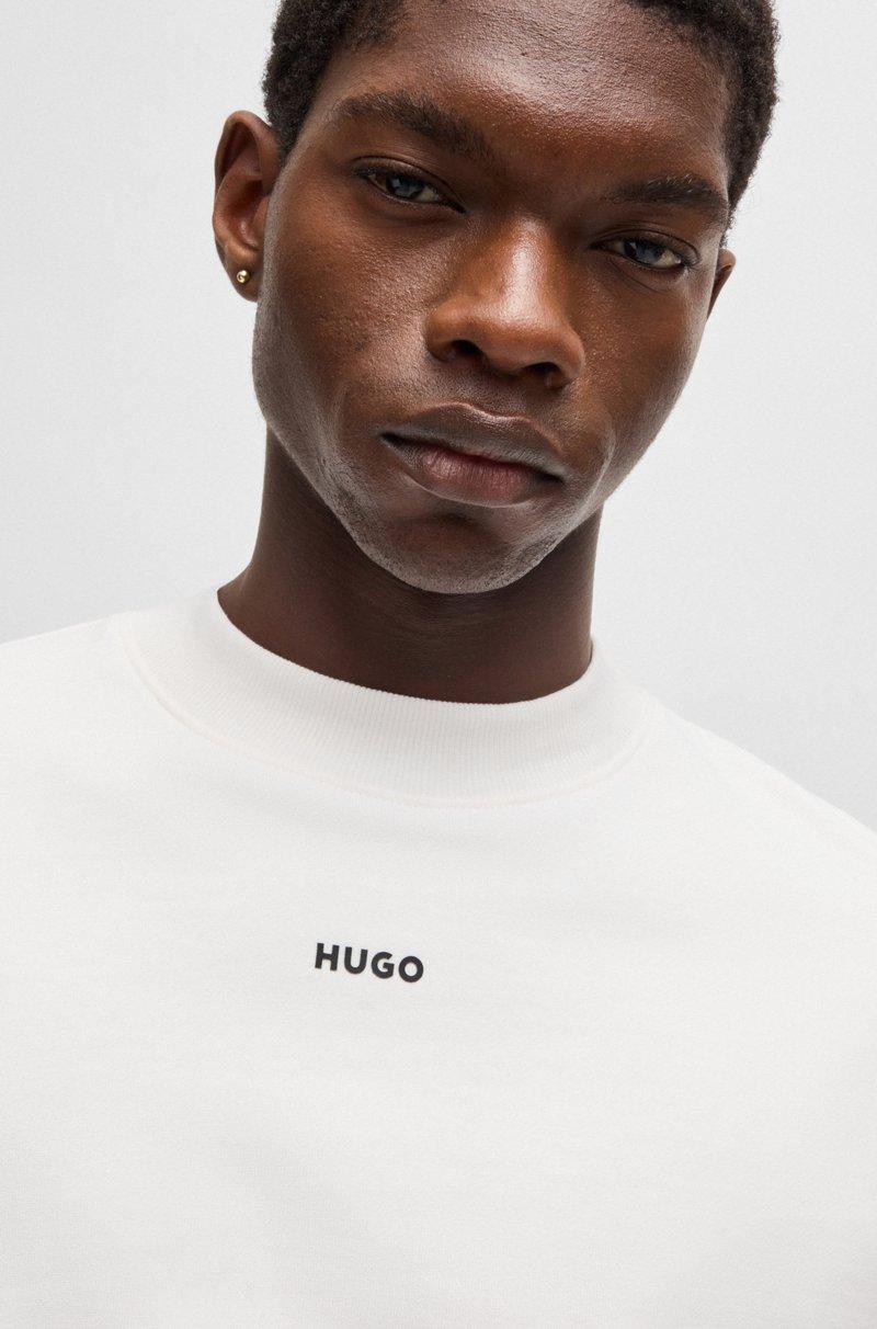 Hugo Boss Sudadera Relaxed Fit En Felpa De Algodón Con Logo Estampado