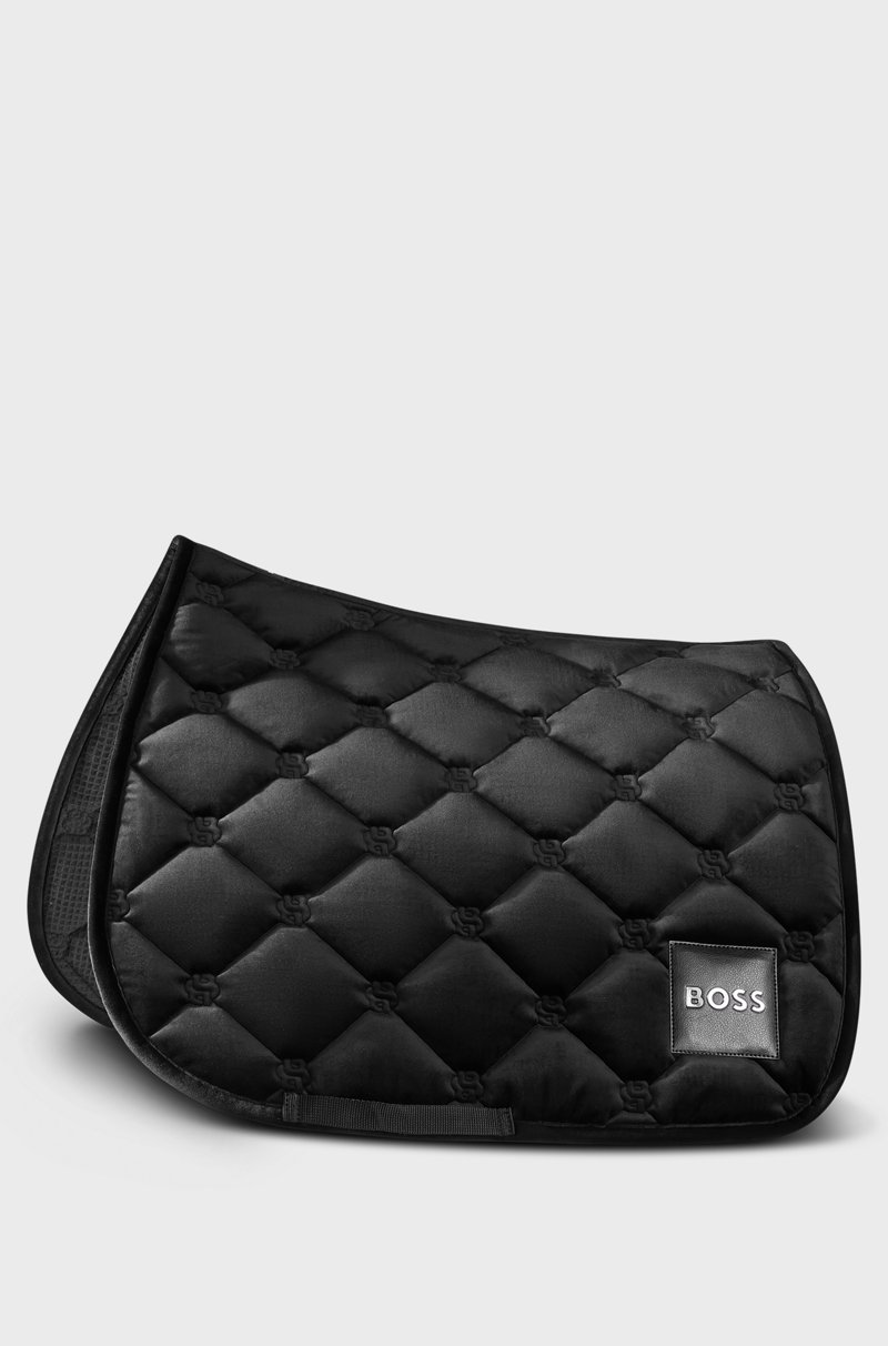 Hugo Boss Sudadero de equitación para doma clásica de terciopelo con monogramas Double B