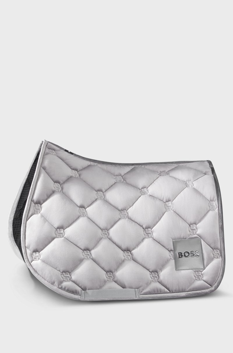 Hugo Boss Sudadero de equitación para doma clásica de terciopelo con monogramas Double B